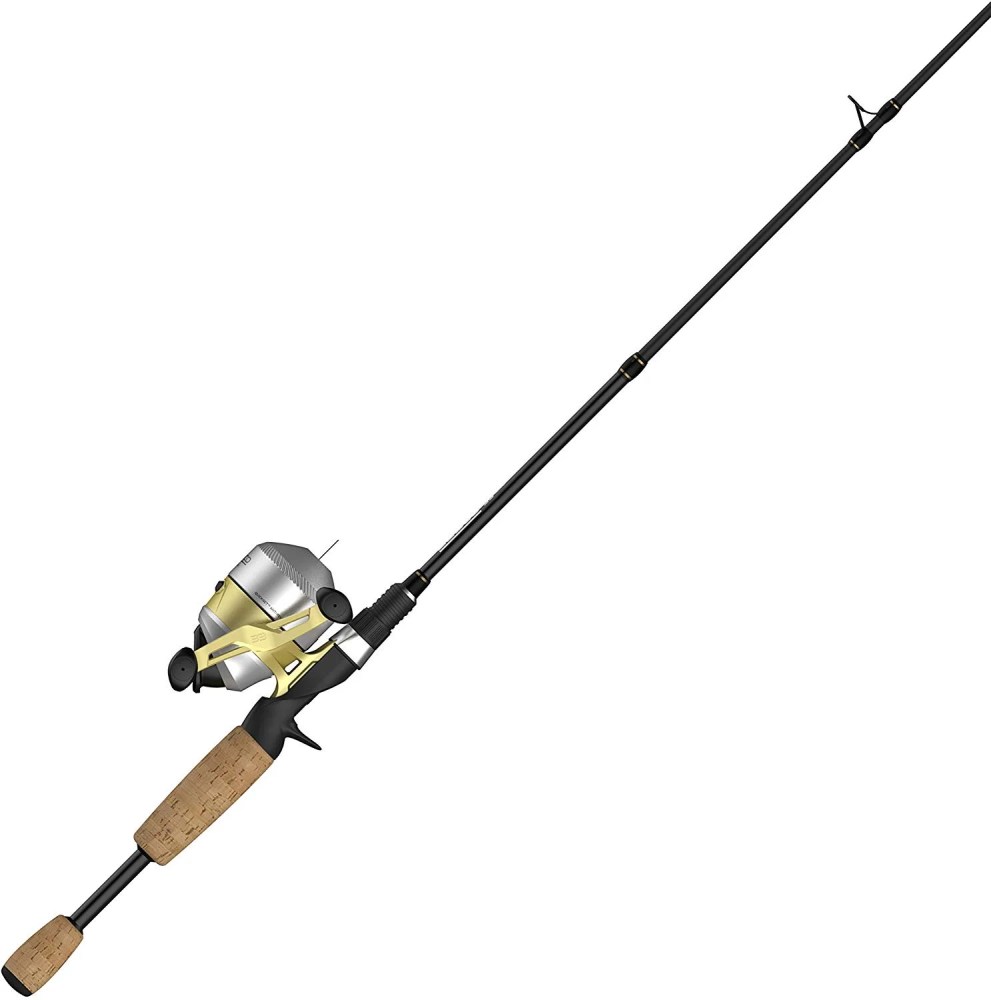 Zebco 33 Gold Spincast Reel and Fishing Rod Combo, 6-Foot Rod, Size 30 Reel, Silver/Gold - Image 2