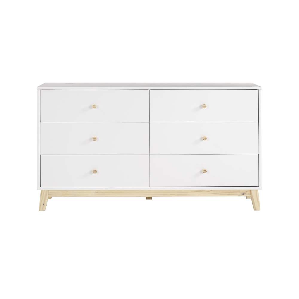Alaterre MOD 60" W 6-Drawer Double Dresser