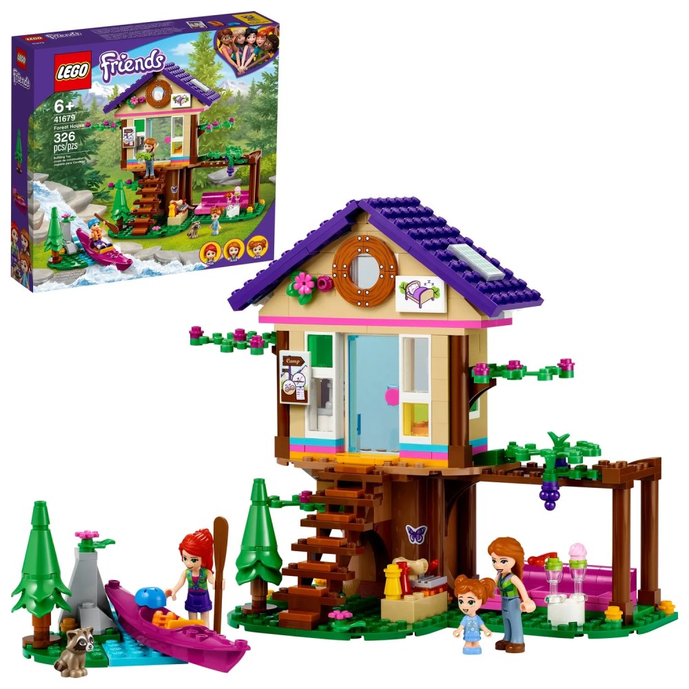 LEGO Friends Forest House 41679 Building Toy Great Gift for Kids Who Love Nature (326 Pieces)