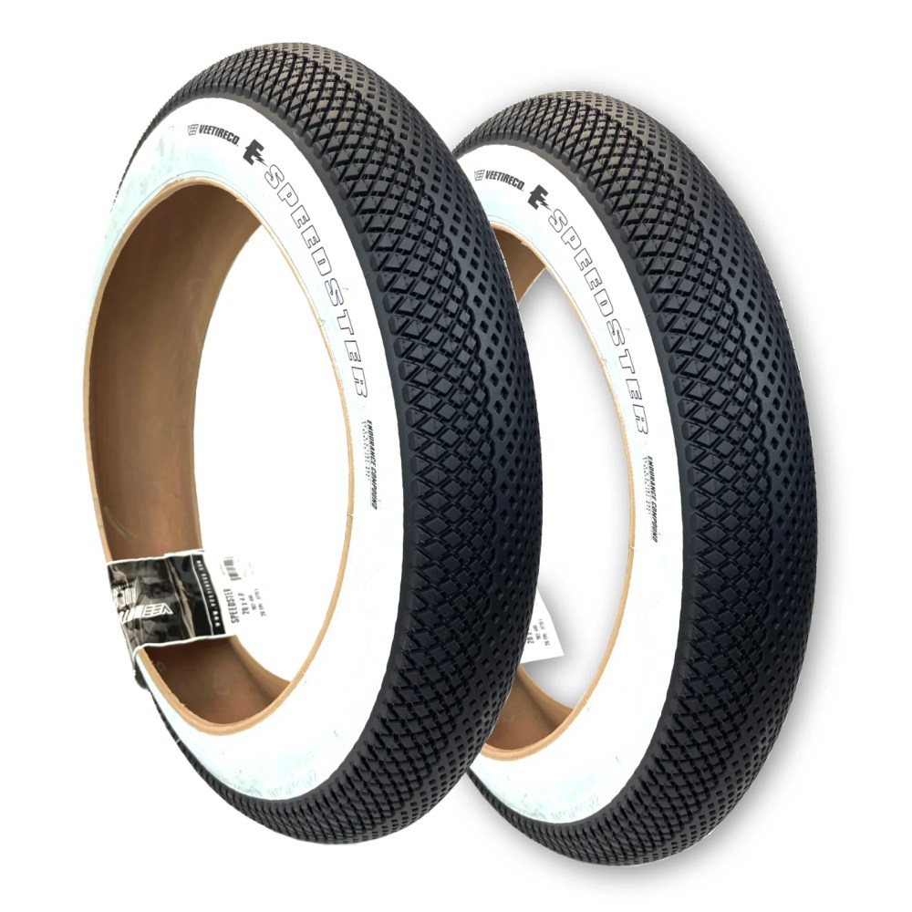 Vee Tire Speedster Electric Bike Tire 20" x 4.0", White