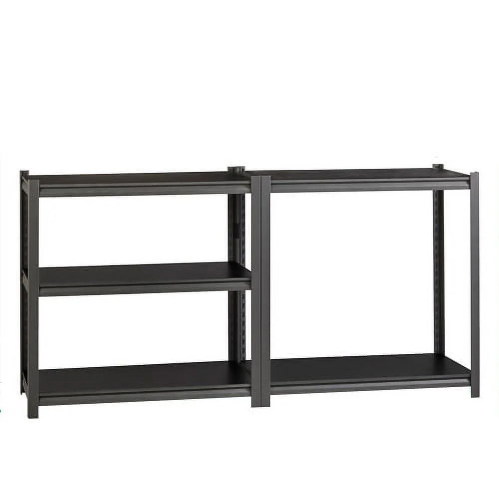 Lorell, 3,200 lb Capacity Riveted Steel Shelving, 1 Each, Black - Image 6