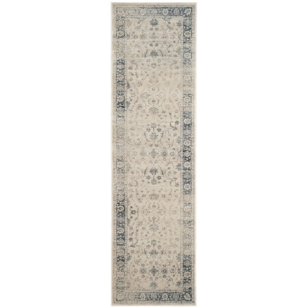 SAFAVIEH Vintage Daven Traditional Area Rug, Stone/Blue, 4" x 5'7" - Image 10