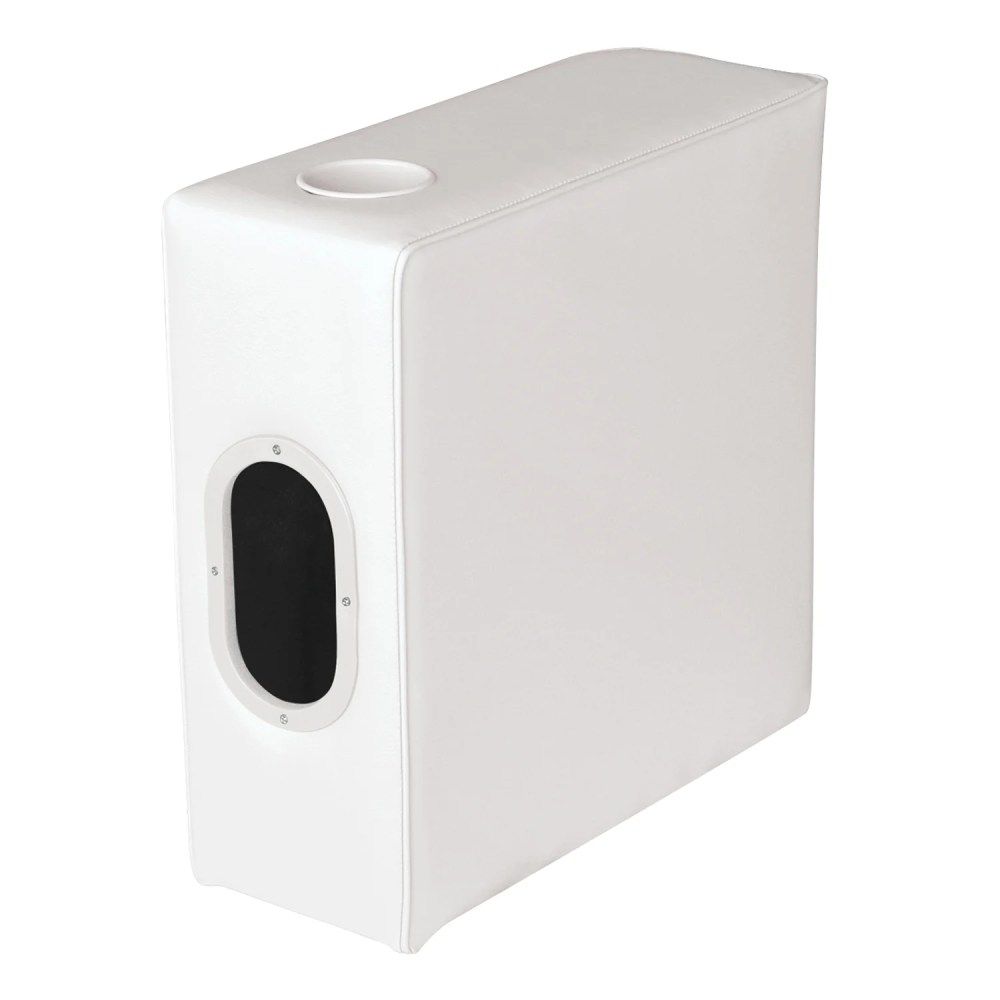 Wise 8WD112-204 Deluxe Pontoon Series Right Radius Arm Rest,  White
