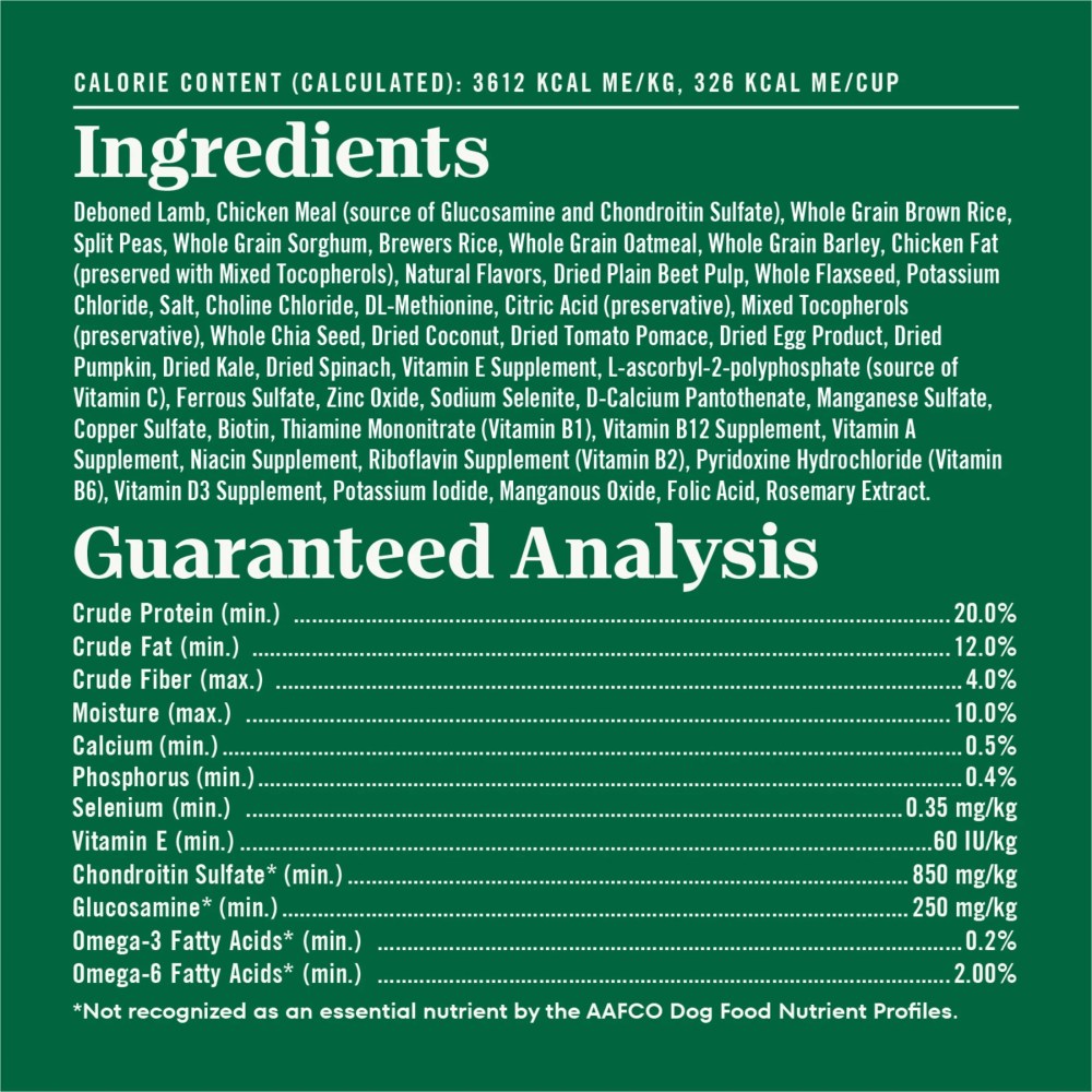 Nutro Natural Choice Adult Large Breed Dog Food Dry Recipe Lamb & Brown Rice, 30 Lb Bag - Image 11