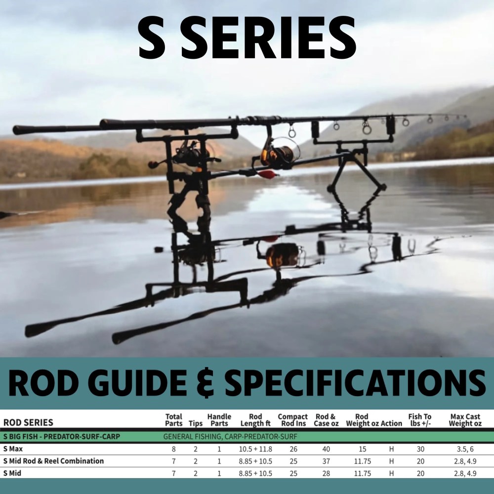Rigged and Ready S Max. Big Fish Powerful Predator Surf Travel Fishing Rod 2 Tips Hi-Carbon 11' 10" & 10' 7" Options Compact Rod 23" Case 26" Cast W 3.56 oz - Image 10