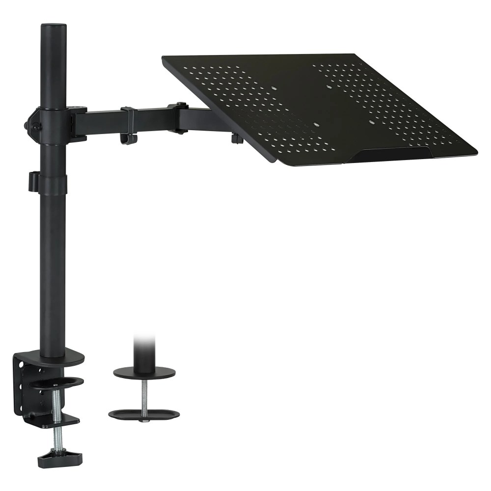 Mount-It! Laptop Desk Stand  Fits 11"-17" Laptop Notebook Screens  Full Motion Mount