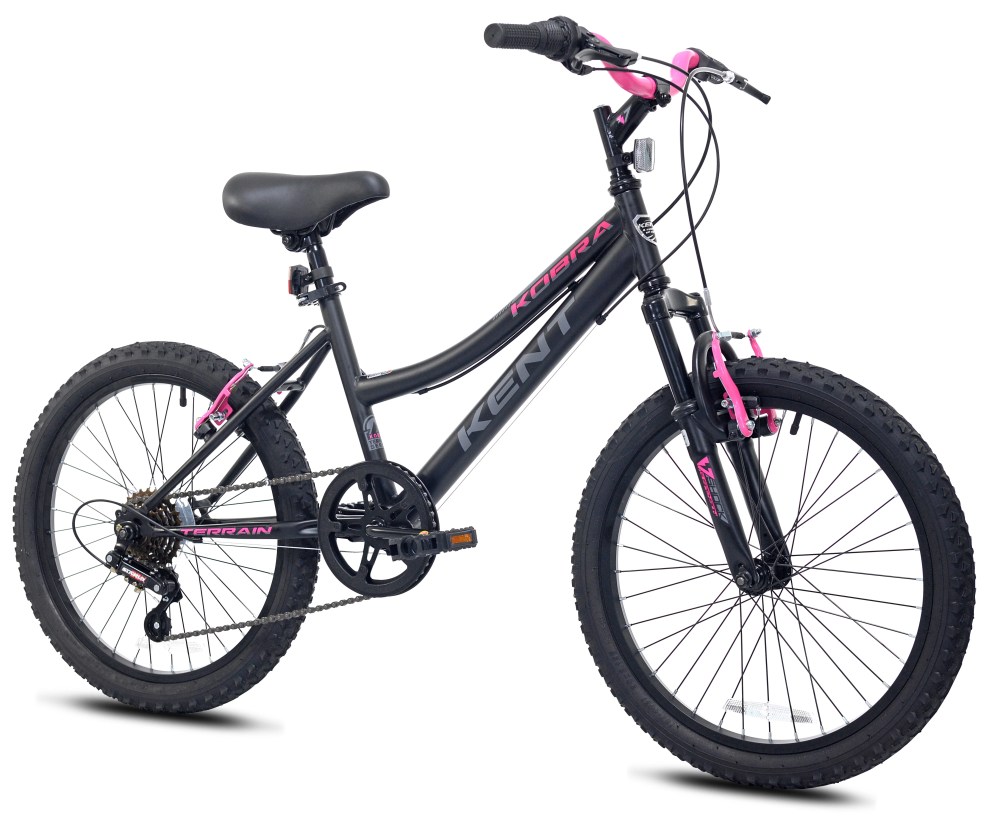 20" Kent Kobra Mountain Bicycle, Fits Rider 4'2" - 5", Black/Pink, Child, Unisex - Image 3
