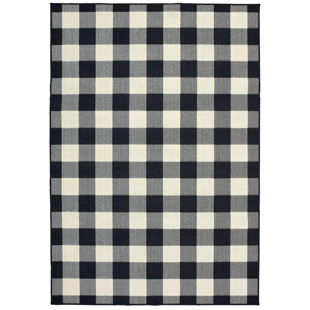 Avalon Home Mackinaw Gingham Check Indoor/Outdoor Area Rug
