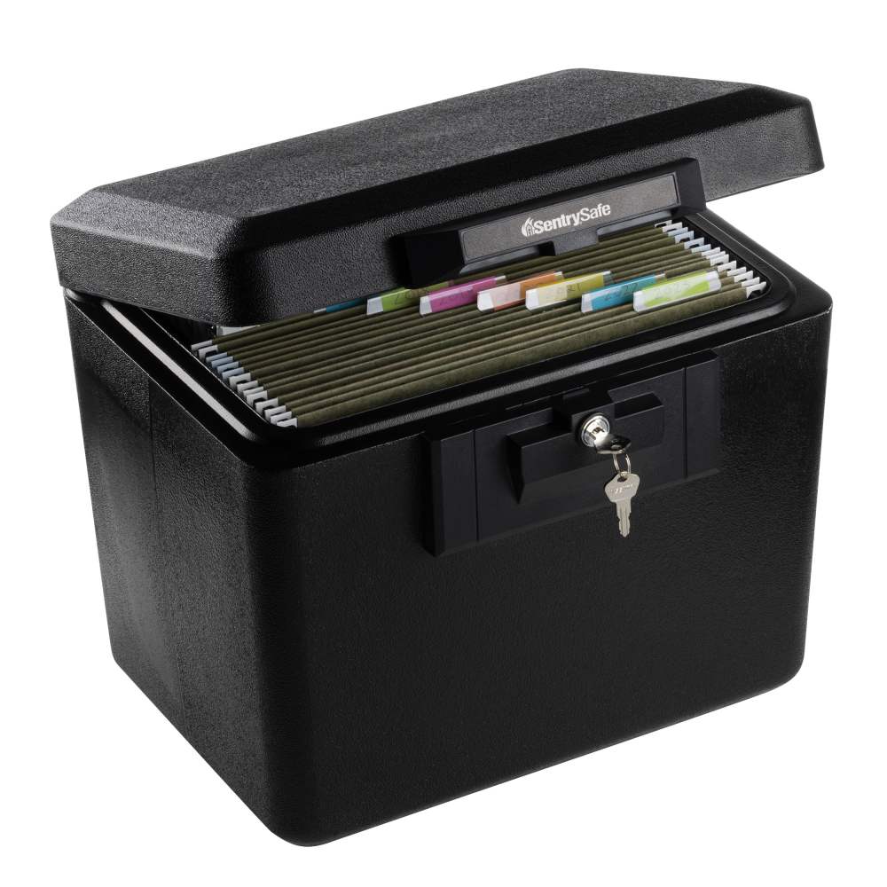 SentrySafe 0.6 Cu Ft Security Fire File Safe With Key Lock, 1170