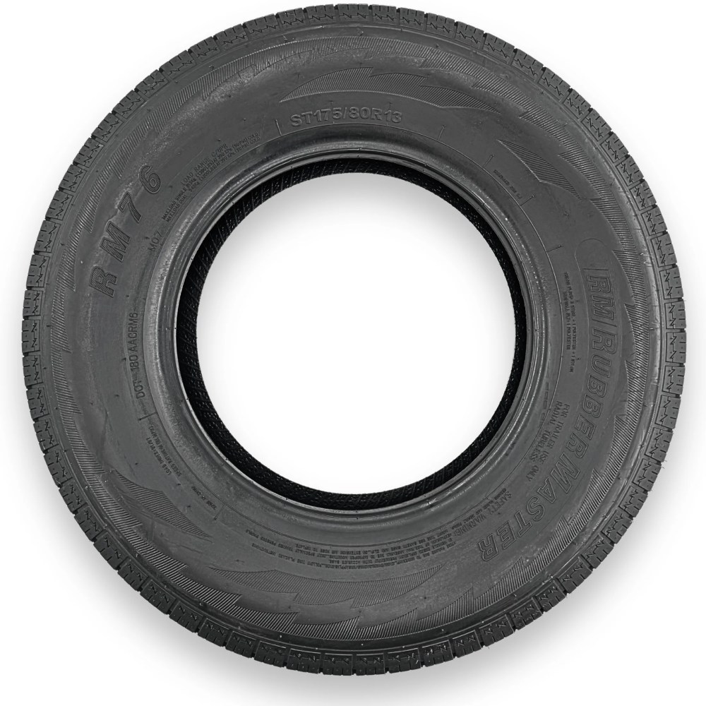 RubberMaster RM76 ST175/80R13 C/6PLY Trailer Tire
