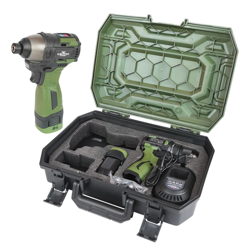 17V Brushless Screwdriver Drill Set,140Nm Cordless Impact Driver & 55Nm Electric Drill with 3 Adjustable Speed - Image 11