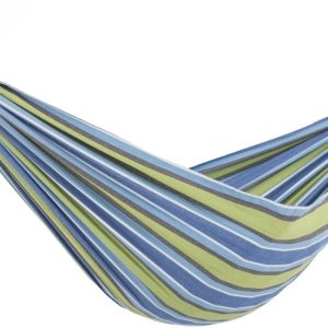 Vivere Double Brazilian Style Cotton Hammock - Oasis