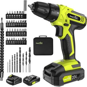Snap Fresh 20 v,2.0Ah Cordless Drill Driver,211 Torque,1400 RPM