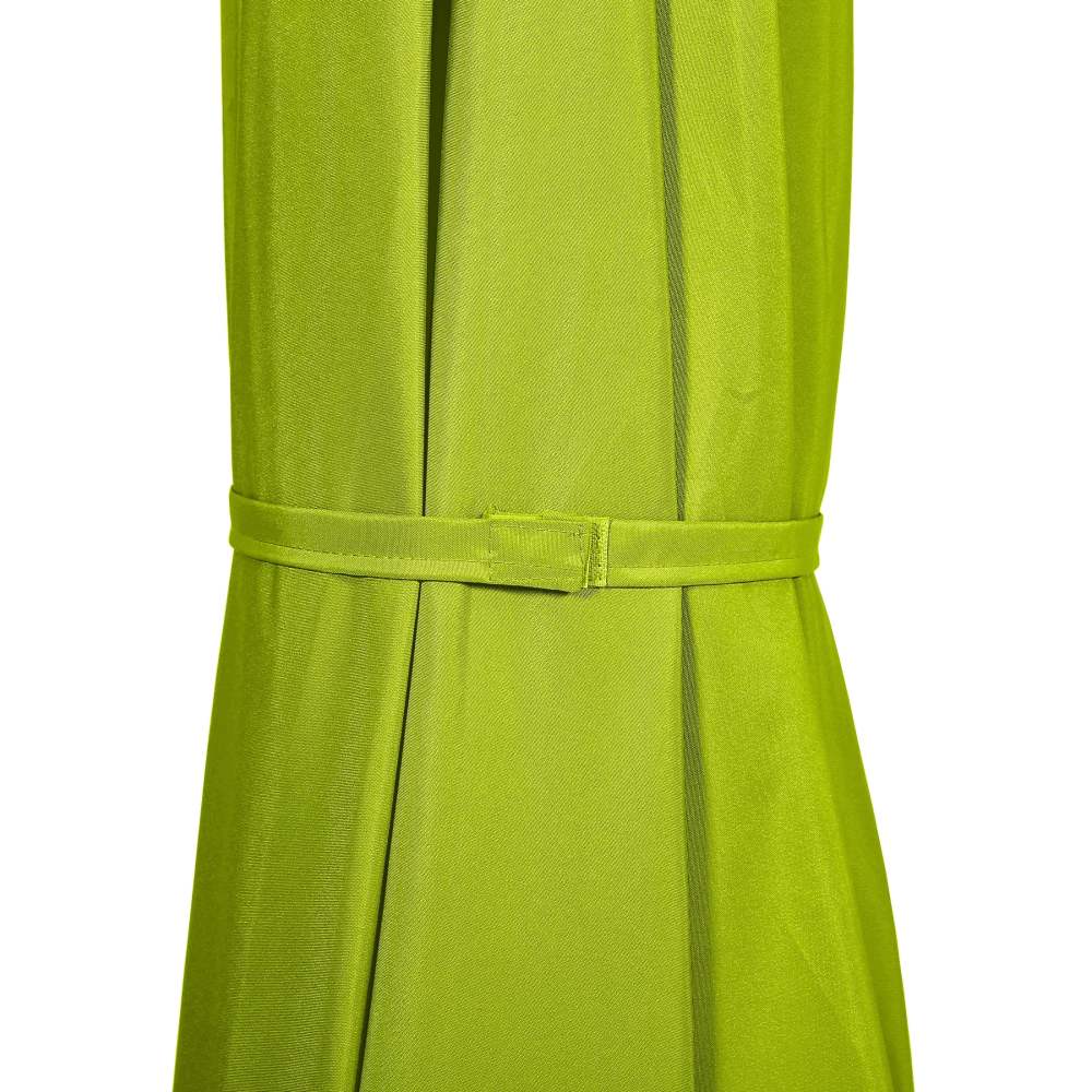 Westin Outdoor 94" Lime Green Solid Print Octagon Offset and Cantilever Patio Umbrellas - Image 3