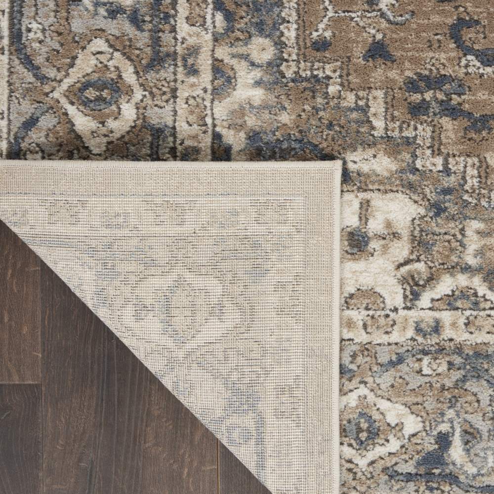Nourison Concerto French country Beige/Grey 5'3" x 7'3" Area Rug, (57) - Image 7