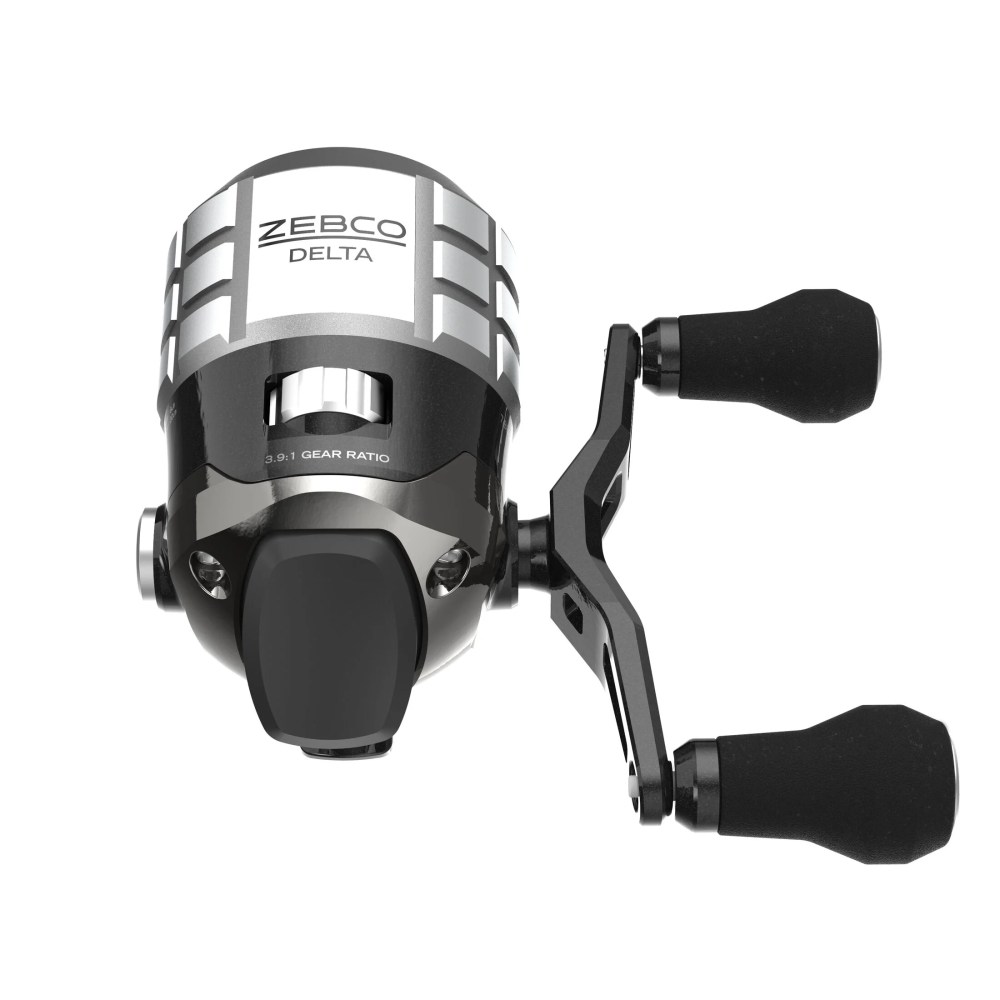 Zebco Delta Spincast Fishing Reel, Size 20 Reel, Cool Gray - Image 3