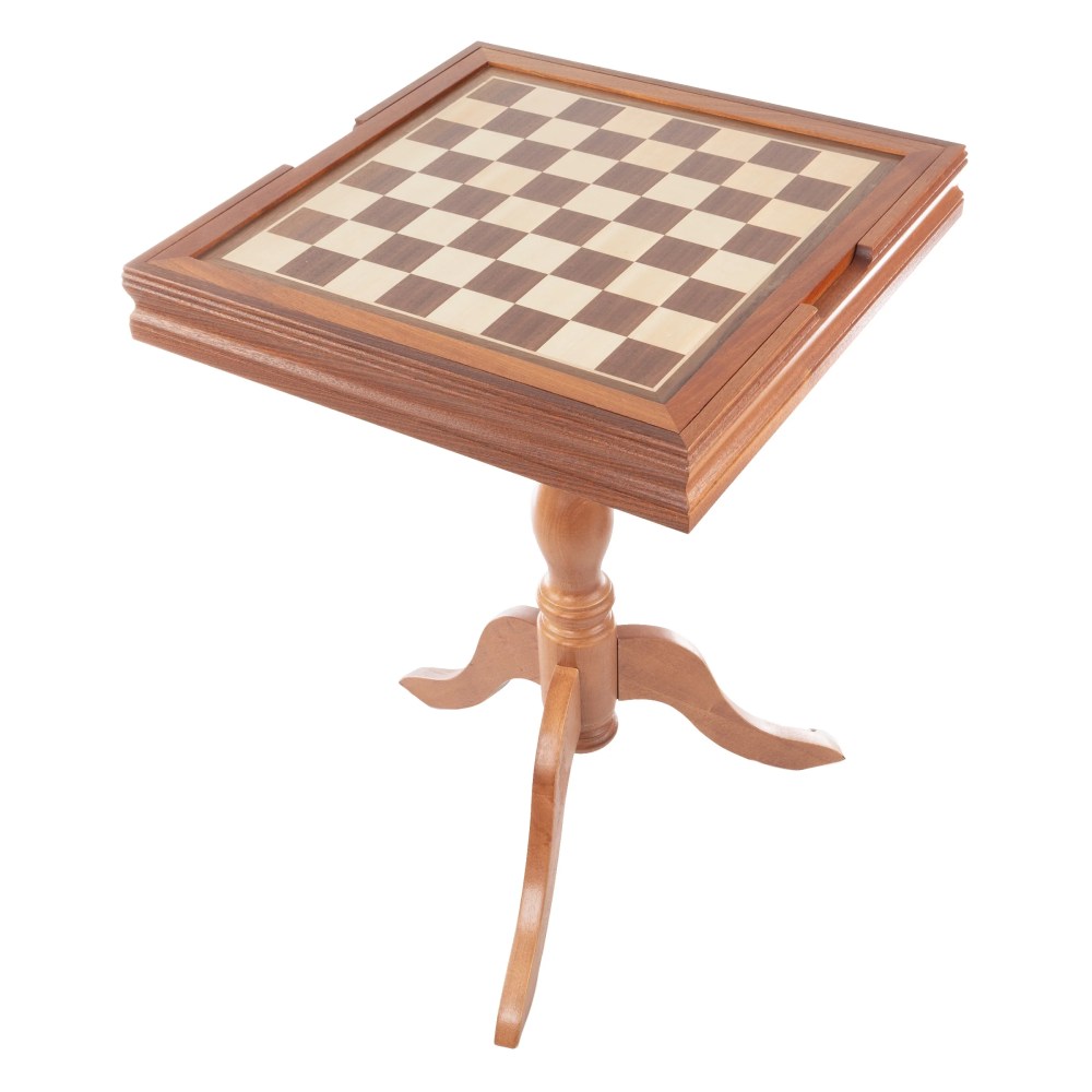 3-in-1 Reversible Game Table with Chess and Backgammon Set - Image 8