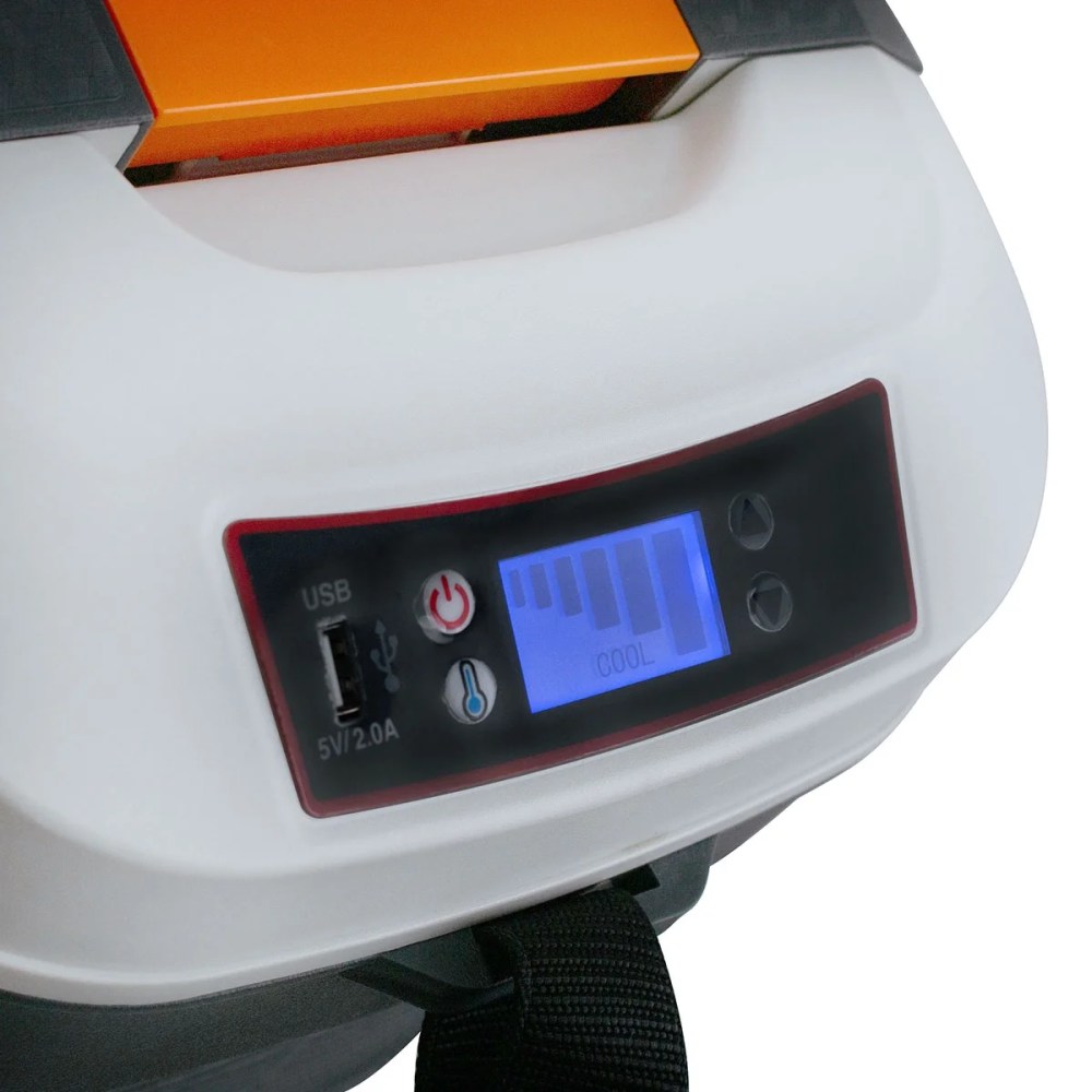 United Pacific 99121 Portable 10Qt/9.5L Thermoelectric Top Loader Cooler, Electric Plug-in Cooler & Warmer for Food & Drinks, 12V DC, 110VAC - 1 Unit - Image 2