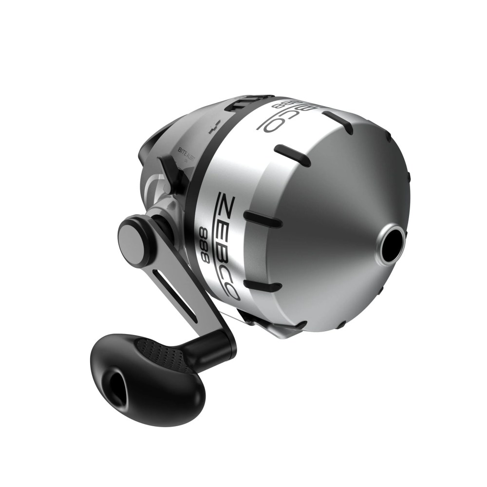 Zebco 888 Spincast Fishing Reel, Size 80 Reel, Silver