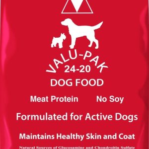 Valu-Pak 24-20 Dog Food Red Bag 50 lb