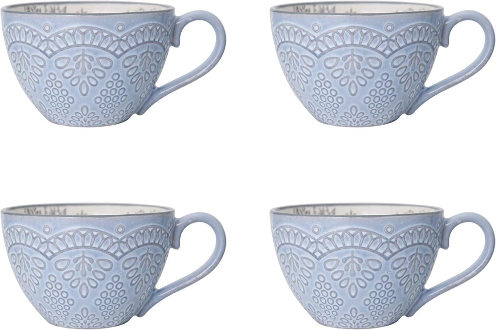 Pfaltzgraff Gabriela Gray 16-Piece Stoneware Dinnerware Set, Service for 4 - ,Gabriela Grey - Image 11