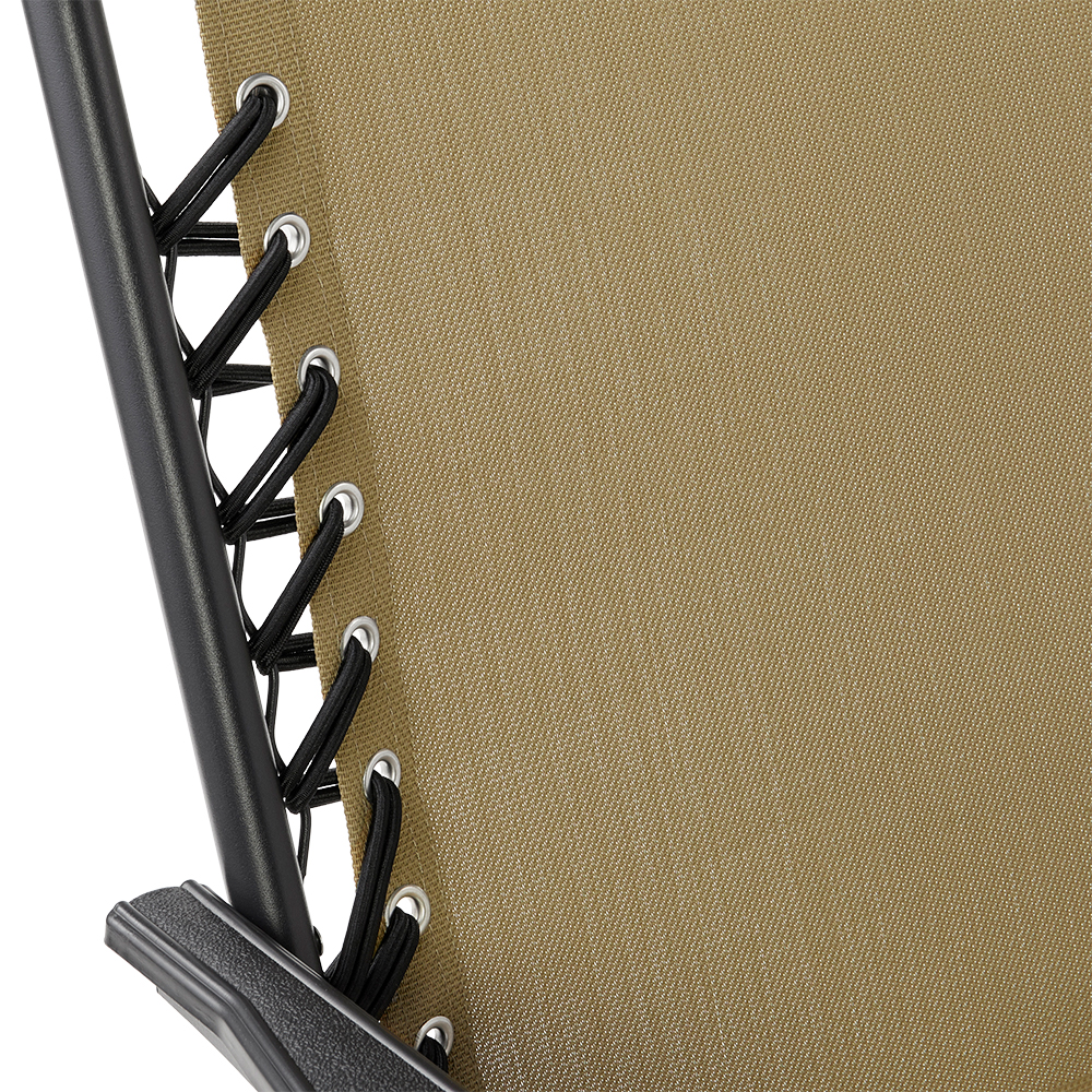 Suspension Folding Chair Beige 2pk - Image 9