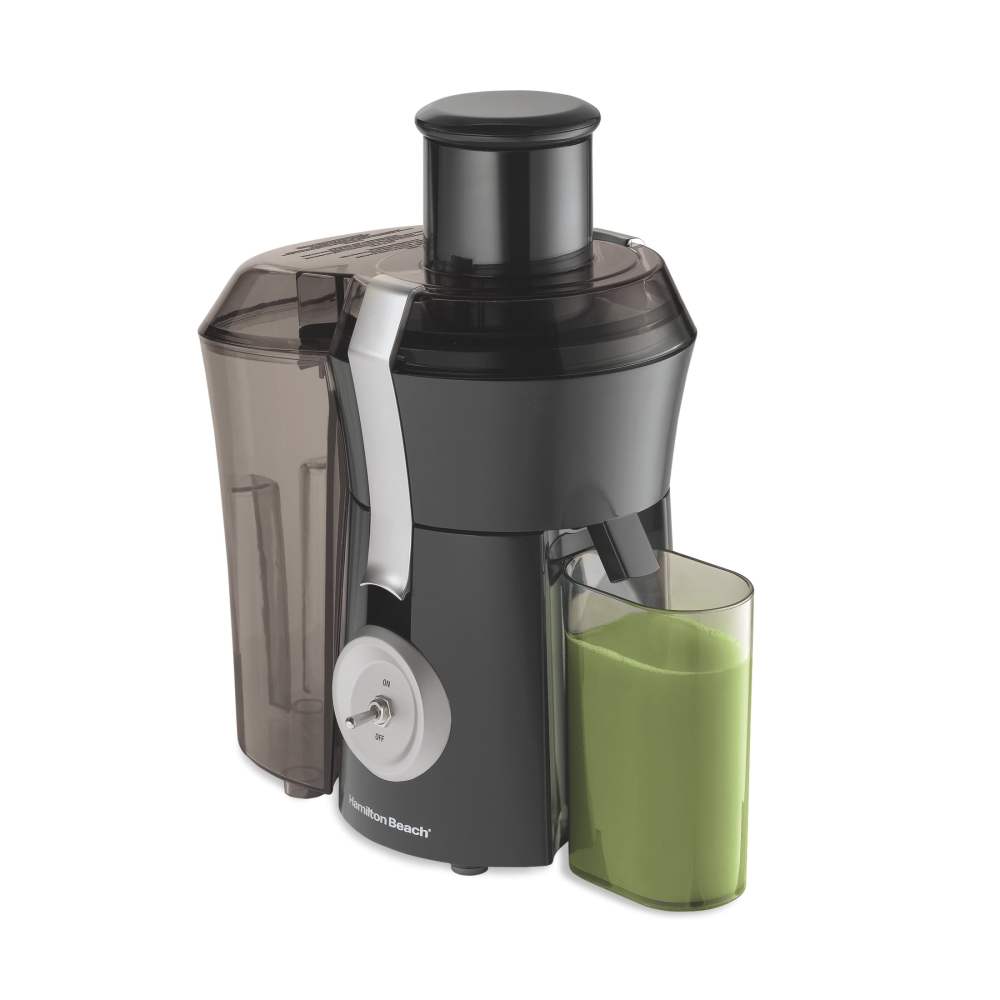 Hamilton Beach Big Mouth Pro Juicer Machine for Fruits and Vegetables with Extra Large Chute,Extractor de Jugos,Gray