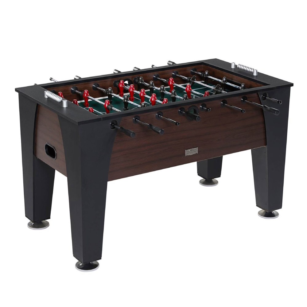 58" Richmond Foosball Table Competition Size, Soccer, Accessories Included, Brown/Black by Barrington Billiards