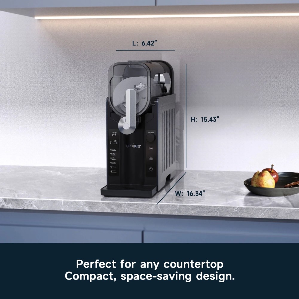 88 oz. Black Slushy Machine Frozen Drink Maker with Touch Screen,6 Preset Programs,Self-Cleaning,No Ice Required - Image 8