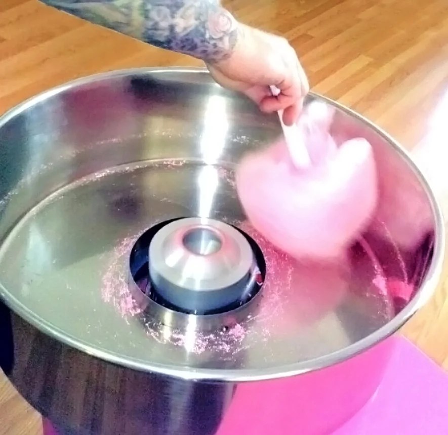 PartyHut Commercial Cotton Candy Machine Carnival Party Candy Floss Maker,Blue - Image 7