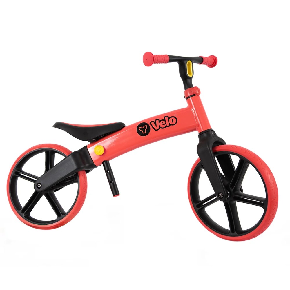 Yvolution Y Velo Senior Balance Bike Red No Pedals Training Bicycle Children Ages 3 to 5 Years Old