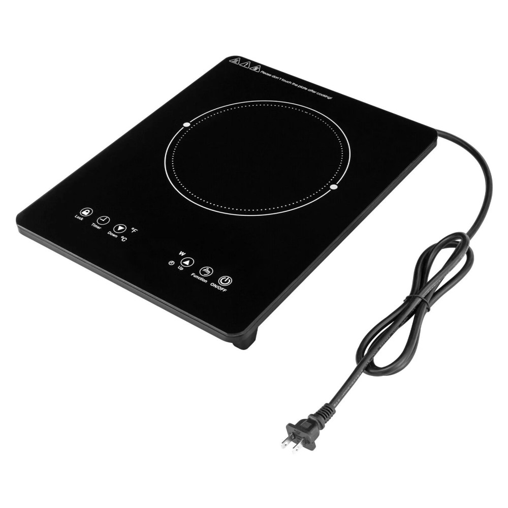 Miumaeov Portable Digital 1800W Electric Induction Cooktop Countertop Stove Burner Cooker