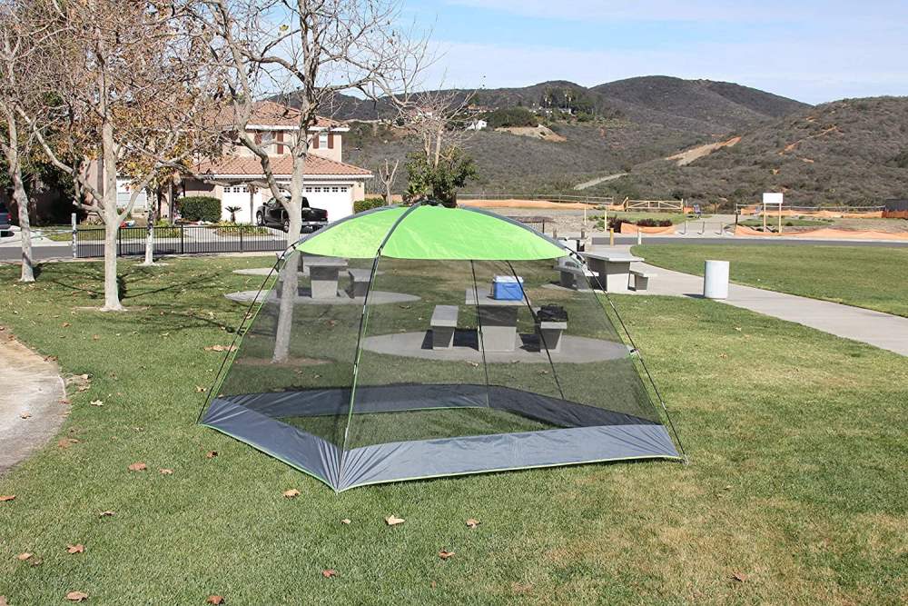 Caravan Canopy Sports 10" x 10" Screen House Shelter, Lime Green (33 sq ft Coverage) - Image 3