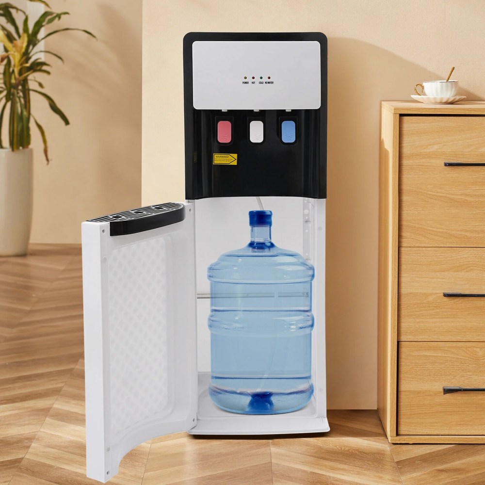 Water Dispenser Bottom Loading Water Cooler for 5 Gal Bottles with Indicator Lights
