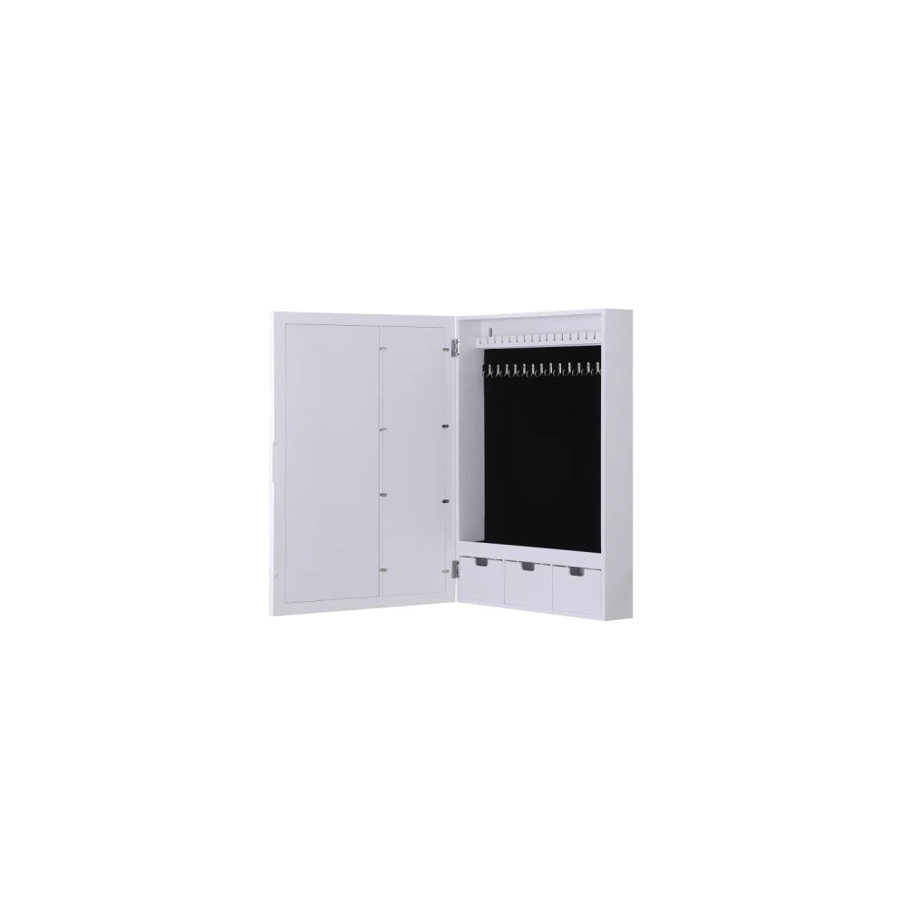 Bellissimo Wall Mount Jewelry Armoire - 16W x 23H in. - Image 3