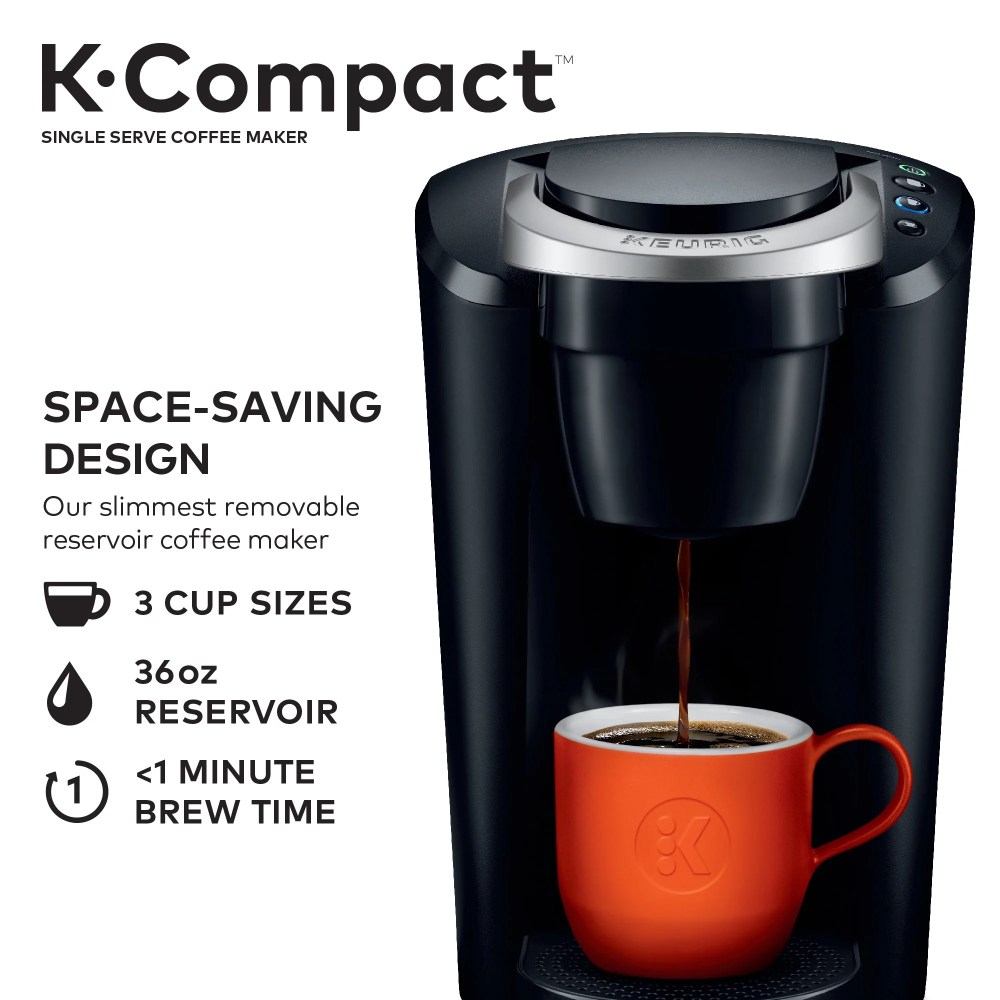 Keurig K-Compact Single-Serve K-Cup Pod Coffee Maker,Black - Image 5