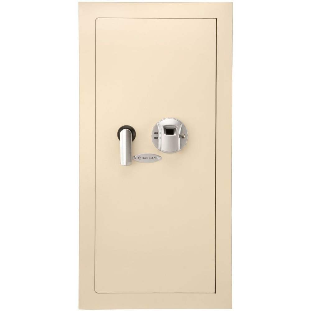 Barska 0.82 Cubic Ft Beige Color Large Biometric Wall Safe