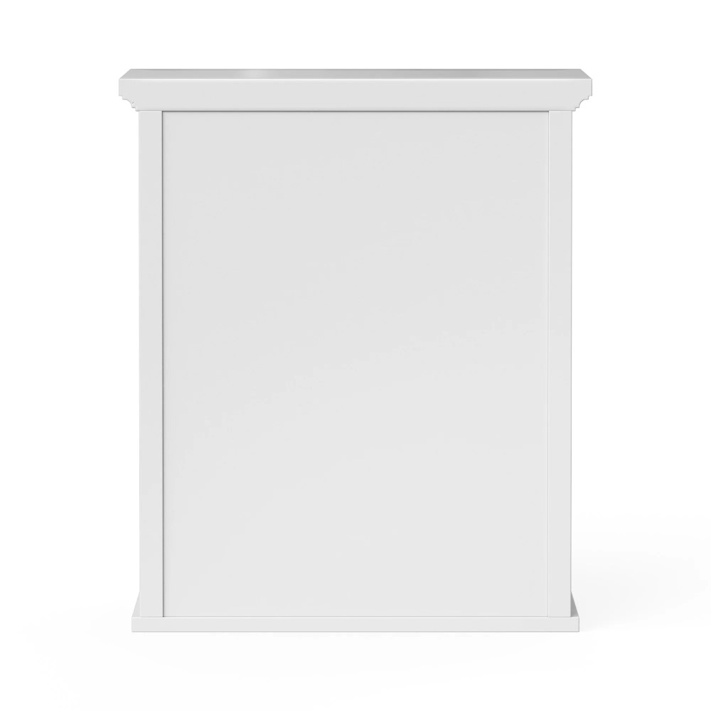 Teamson Home Glancy 20" x 24.02" Removable Wall Cabinet, White - Image 7