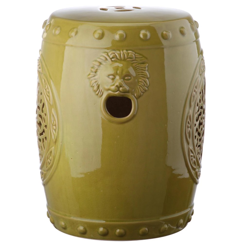 Safavieh FLOWER DRUM GARDEN STOOL, ACS4532D - Image 2