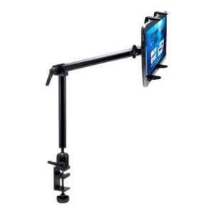 ARKON Clamp Mount for Tablet PC - 7" to 12" Screen Support - Aluminum - Black