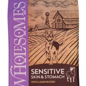 Wholesomes Sensitive Skin & Stomach with Lamb Protein Dry Dog Food 30 lb