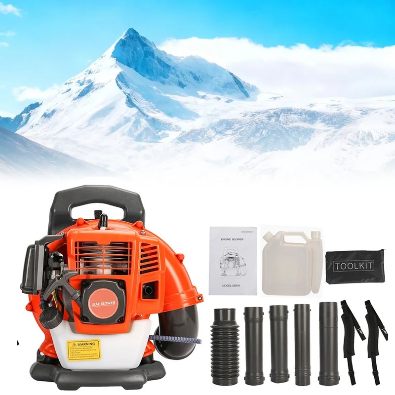 Backpack Blower,52CC Gas Powered Leaf Blower with 550CFM & 200MPH for Commercial Lawn Care,Yard Debris & Snow Removal