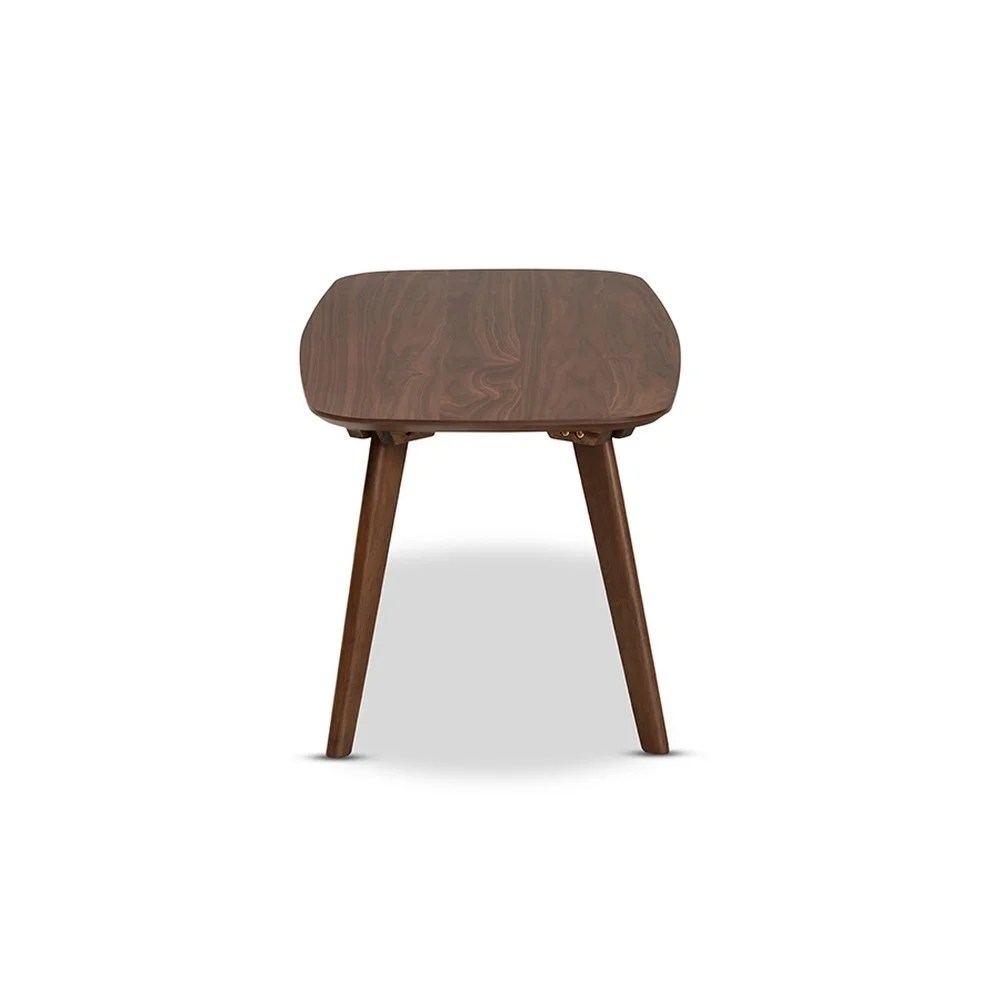 Baxton Studio Dahlia Mid-Century Modern Walnut Finished Coffee Table - Image 5