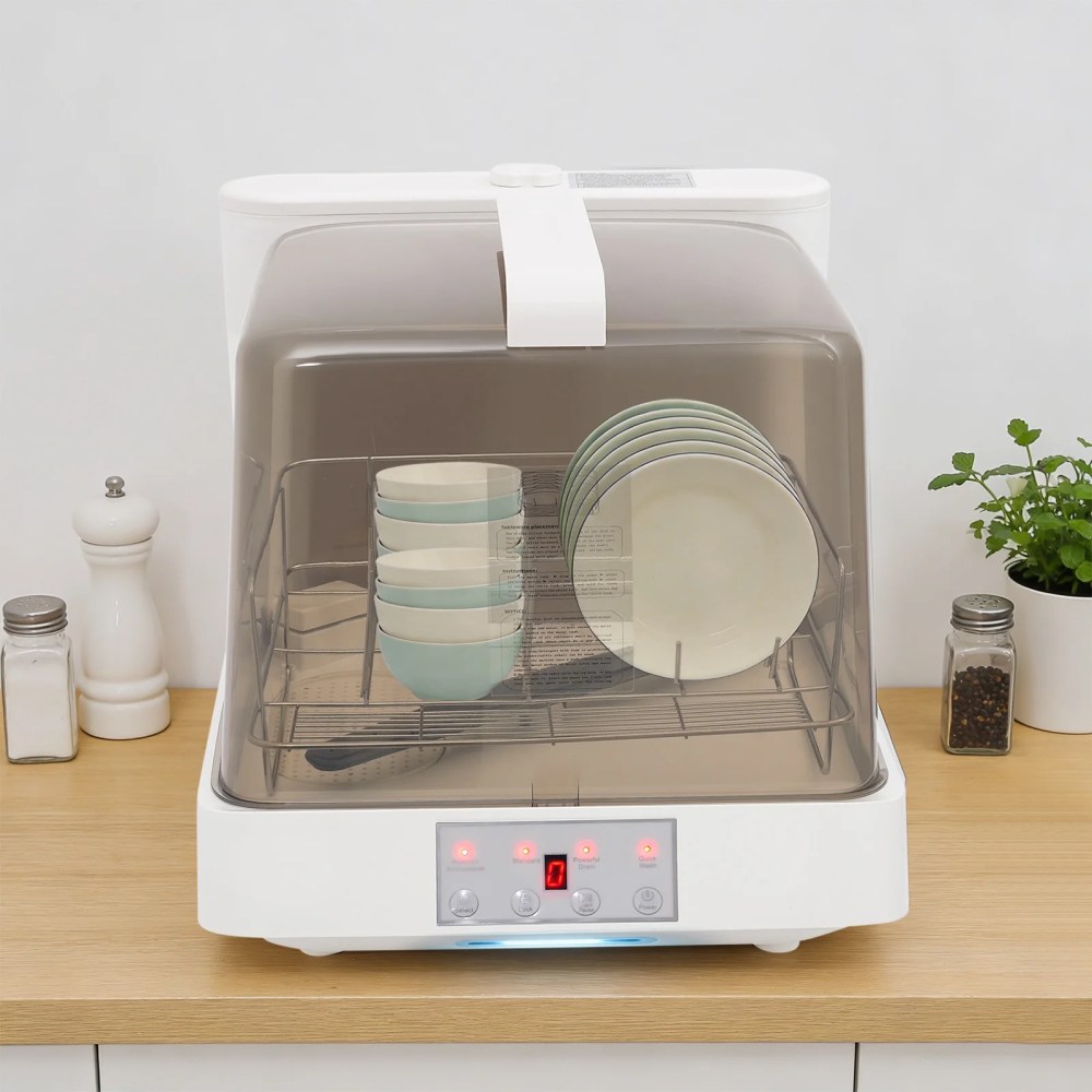 1 PCS Portable Countertop Dishwasher,Automatic Dishwashing with Tank,Mini Dishwasher for Apartments,Dorms and RVs