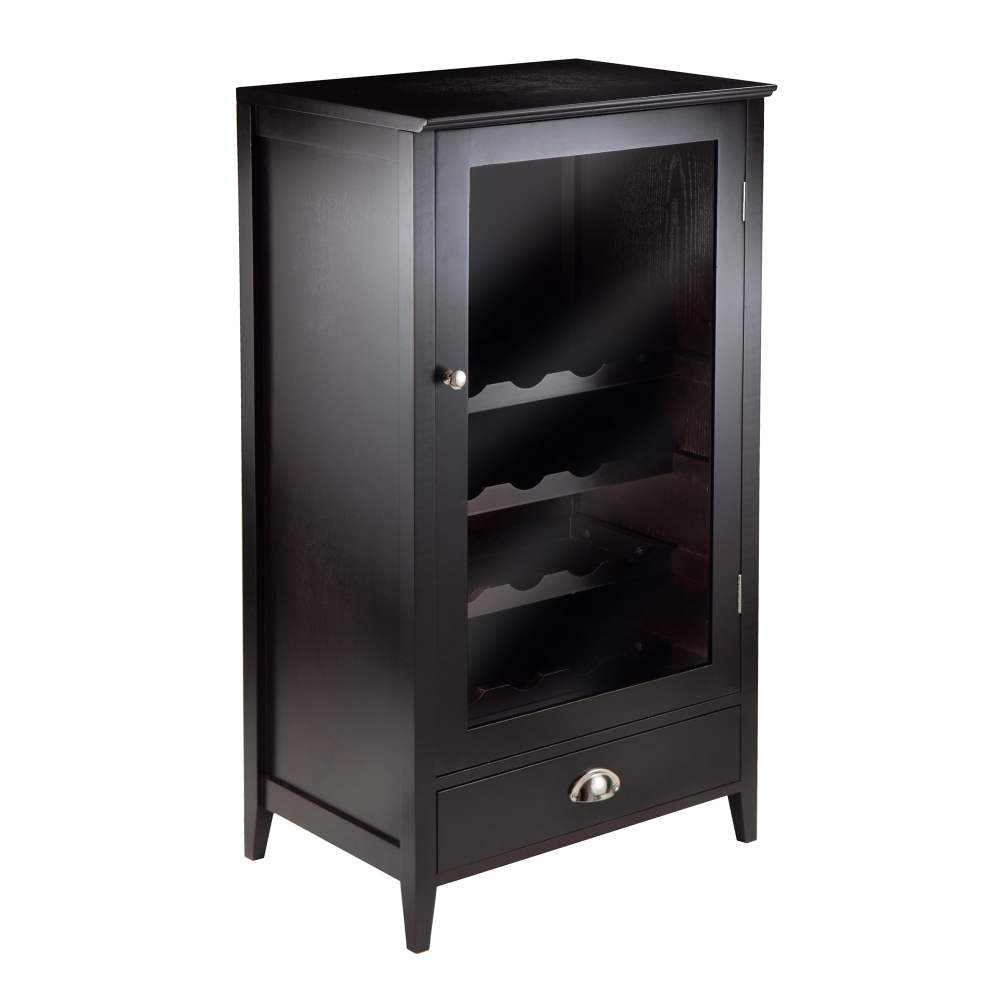 Winsome Wood Bordeaux 20-Bottle Modular Wine Cabinet,Espresso Finish
