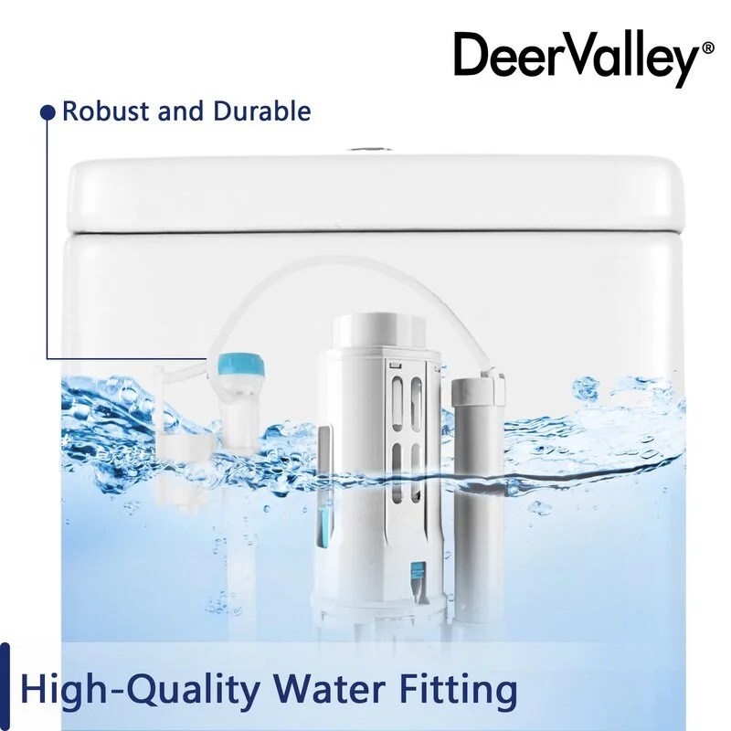 DeerValley Liberty DV-1F52812 Dual-Flush Elongated One-Piece Toilet (Seat Included) - Image 8