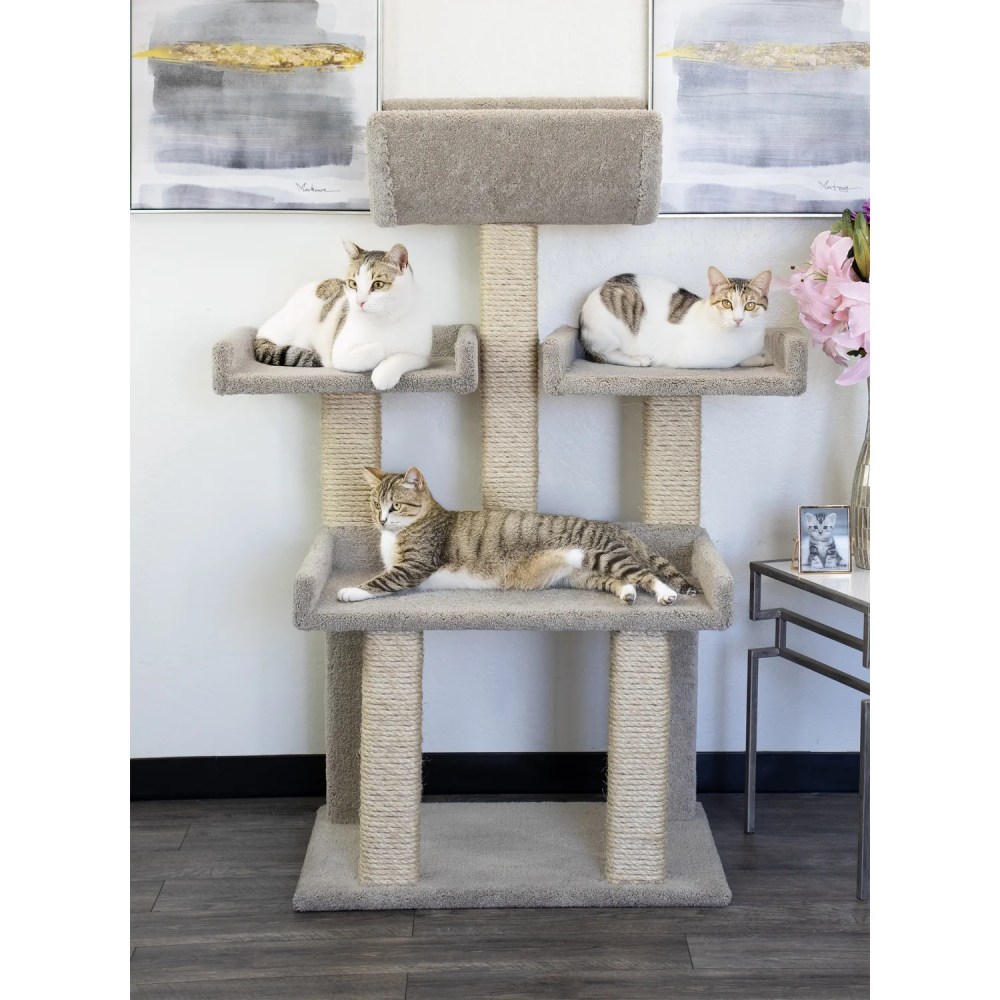 56" Extra Large Cat Tree Cat Tower for Big Cats by Prestige Cat Trees