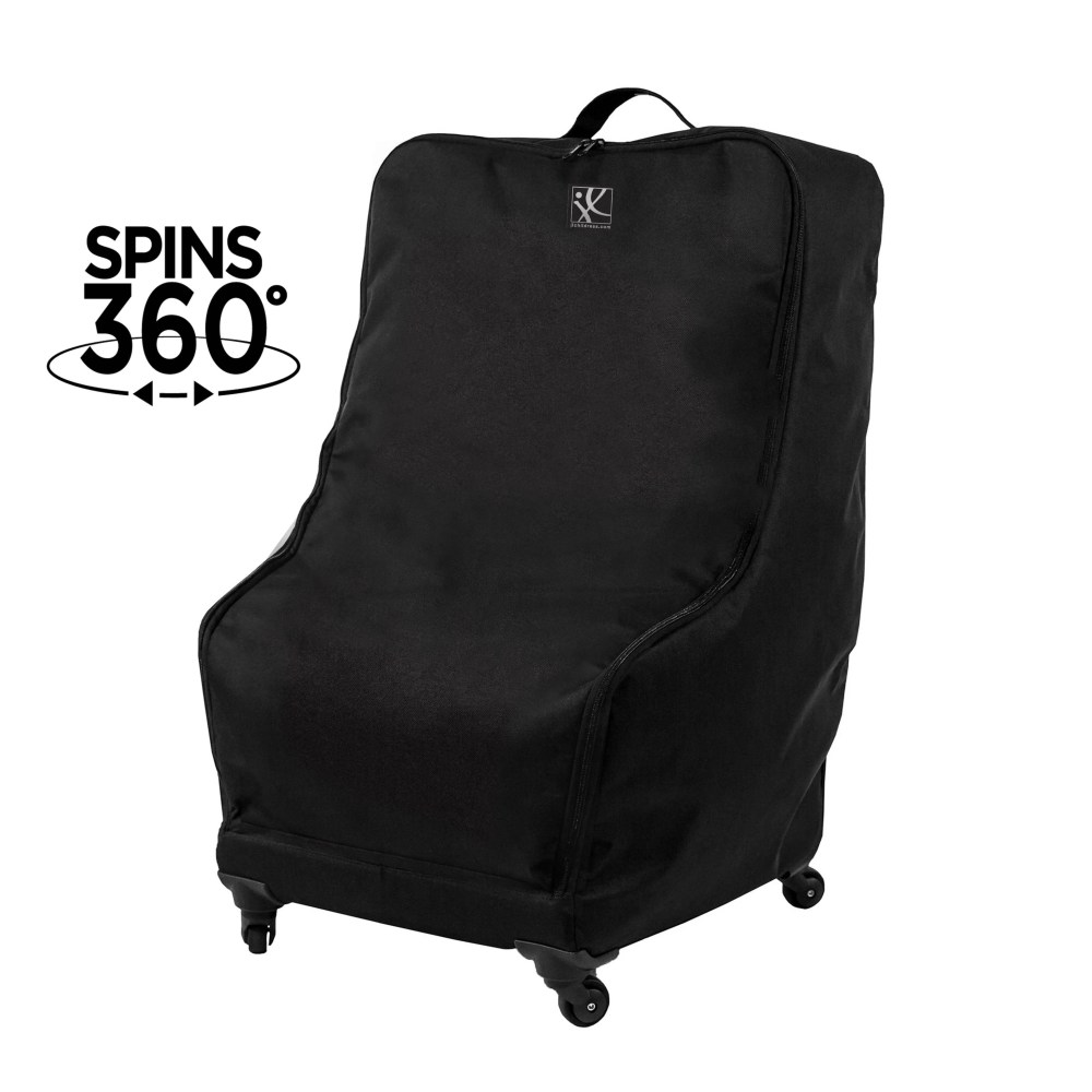 J.L. Childress Spinner Wheelie Padded Car Seat Bag - Travel Bag for Airplane, Fits Most Car Seats