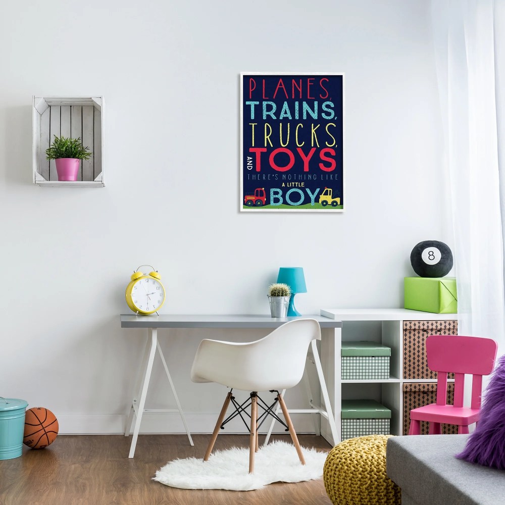 Stupell Industries Planes, Trains, Trucks and Toys, 24 x 30,Design by Heather Rosas - Image 4