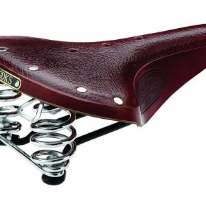 B67 Men's Saddle - Antique Brown - Black Steel w/ Chrome Springs